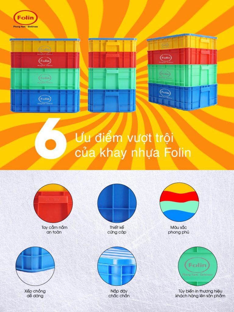 6 ƯU ĐIỂM VƯỢT TRỘI CỦA KHAY NHỰA FOLIN